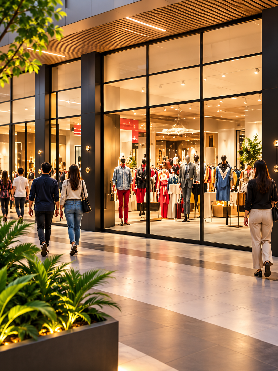 Retail stores at Leaf Mall Sohna